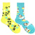 Commute Geometric Animal Abstract Cotton Crew Socks A Pair