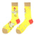 Commute Geometric Animal Abstract Cotton Crew Socks A Pair