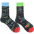 Commute Geometric Animal Abstract Cotton Crew Socks A Pair