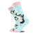 Commute Geometric Animal Abstract Cotton Crew Socks A Pair