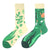 Commute Geometric Animal Abstract Cotton Crew Socks A Pair