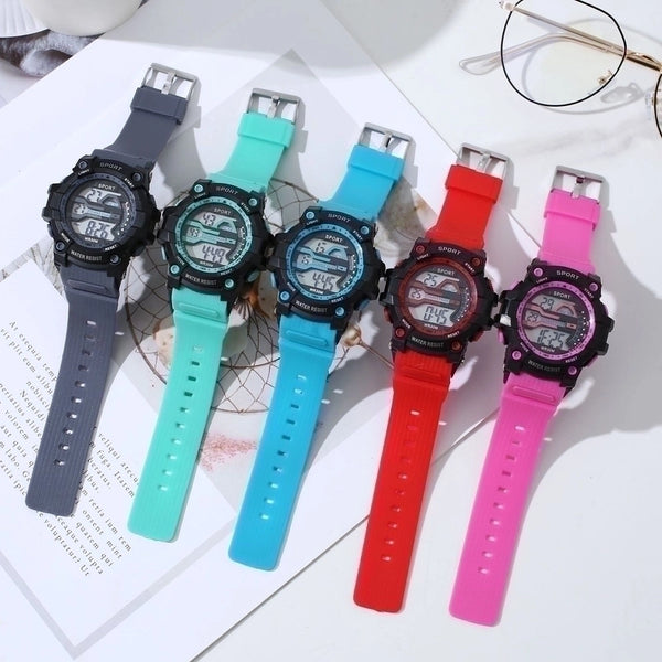 Commute Round Buckle Electronic Men's Watches