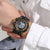 Commute Round Buckle Electronic Men's Watches