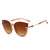 Commute Solid Color Pc Cat Eye Full Frame Women's Sunglasses