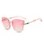 Commute Solid Color Pc Cat Eye Full Frame Women's Sunglasses