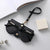 Commute Solid Color Pu Leather Unisex Glasses Case