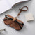 Commute Solid Color Pu Leather Unisex Glasses Case