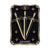 Cool Style Pin Card Alloy Stoving Varnish Unisex Brooches