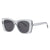 Cool Style Solid Color Ac Square Full Frame Women's Sunglasses