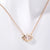 Copper Casual Simple Style Commute Oval Plating Inlay Zircon Pendant Necklace