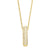 Copper Gold Plated Simple Style Letter Inlay Zircon Pendant Necklace