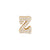 Copper Lady Plating Letter Zircon