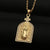 Copper Micro-inlaid Colored Zircon Virgin Mary Pendant Necklace