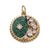 Copper Zircon Gold Plated Star Moon Pendant