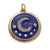 Copper Zircon Gold Plated Star Moon Pendant