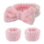 Coral Fleece Hair Band  Plush Waterproof Wrist Band Absorbent Sweat Wash Spa Bracelet Spa Wristband