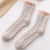 Coral Velvet Socks Women's Autumn And Winter Velvet Thickened Towel Floor Socks Mid-tube Moon Socks Long-tube Sleep Socks Warm