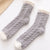 Coral Velvet Socks Women's Autumn And Winter Velvet Thickened Towel Floor Socks Mid-tube Moon Socks Long-tube Sleep Socks Warm