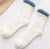 Coral Velvet Socks Women's Autumn And Winter Velvet Thickened Towel Floor Socks Mid-tube Moon Socks Long-tube Sleep Socks Warm