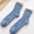 Coral Velvet Socks Women's Autumn And Winter Velvet Thickened Towel Floor Socks Mid-tube Moon Socks Long-tube Sleep Socks Warm