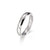 Couple Ornament Korean Stainless Steel Ring Four-claw Zircon Ring