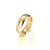 Couple Ornament Korean Stainless Steel Ring Four-claw Zircon Ring