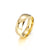 Couple Ornament Korean Stainless Steel Ring Four-claw Zircon Ring