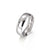 Couple Ornament Korean Stainless Steel Ring Four-claw Zircon Ring