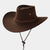 Cowboy Fedora Hat Big Brim Cowboy Hat Suede Outdoor Sun Hat Men's Riding Hat