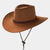 Cowboy Fedora Hat Big Brim Cowboy Hat Suede Outdoor Sun Hat Men's Riding Hat