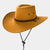 Cowboy Fedora Hat Big Brim Cowboy Hat Suede Outdoor Sun Hat Men's Riding Hat