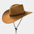 Cowboy Fedora Hat Big Brim Cowboy Hat Suede Outdoor Sun Hat Men's Riding Hat