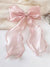 Cream Sweet Gauze Bow Hairpin Super Fairy Top Clip Back Head Hairpin Hair Accessories Spring Clip Yiwu Wholesale