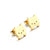 Creative Cute Cat Stainless Steel Stud Earrings Wholesale