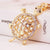 Creative Cute Diamond Crystal Turtle Car Keychain