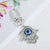 Creative Devil's Eye Keychain Blue Eyes Key Ring Handbag Pendant Oil Dripping Eyes Door Latch Cross-border Sold Jewelry