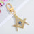 Creative Devil's Eye Keychain Blue Eyes Key Ring Handbag Pendant Oil Dripping Eyes Door Latch Cross-border Sold Jewelry