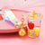 Creative Floating Strawberry Milk Tea Cup Keychain Wholesale