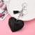 Creative Sequins Heart Pendant Tassel Key Chain