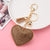 Creative Sequins Heart Pendant Tassel Key Chain