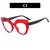 Cross-border European And American Irregular Plain Glasses 2023 New Anti-blue Light Cat Eye Glasses Frame Trendy Women's Ins Glasses Frame