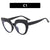 Cross-border European And American Irregular Plain Glasses 2023 New Anti-blue Light Cat Eye Glasses Frame Trendy Women's Ins Glasses Frame