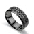 Cross-border European And American Titanium Steel Double Row Diamond Korean Fashion Stainless Steel Diamond Ring