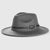 Cross-border Exclusively Retro Woolen Hats For  Belt Accessories Felt Hat Simple Big Brim Jazz Hat