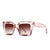 Cross-border Modern Square Sunglasses Model Square Sunglasses