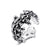 Cross-border New Halloween Gothic Skull Ring Punk Open Ring Ring Tail Ring