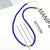 Crystal Beaded Necklace Clavicle Chain  Color Necklace