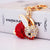 Crystal Cute Zodiac Pig Rabbit Cow Horse Car Keychain