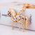 Crystal Cute Zodiac Pig Rabbit Cow Horse Car Keychain