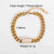 Cuban Retro Gold Plated 18k Vacuum Stainless Steel Bracelet